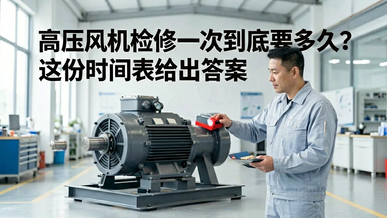 高压风机检修一次到底要多久？这份时间表给出答案